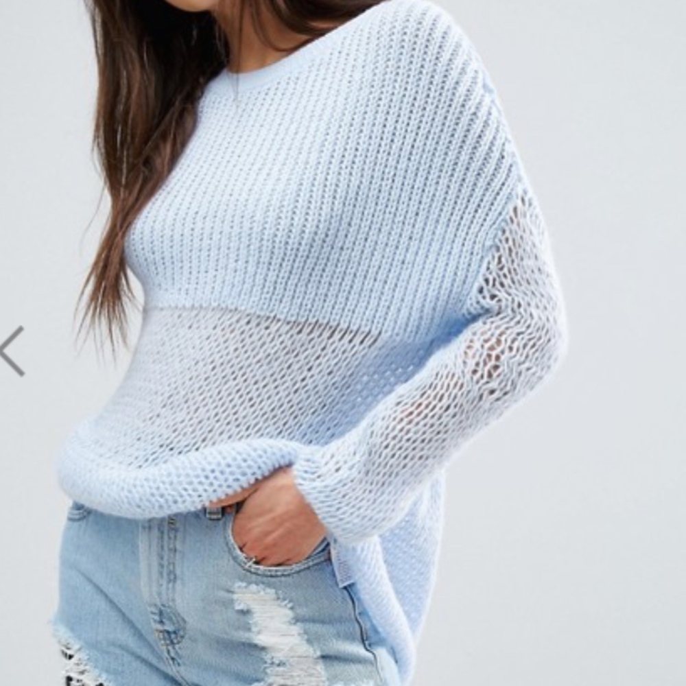 ASOS Oversized Sweater In Chunky Open Knit